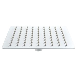Imex - rociador ducha efecto lluvia de 30x30cm blanco