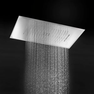 Imex - rociador ducha efecto lluvia con 3 salidas cromado