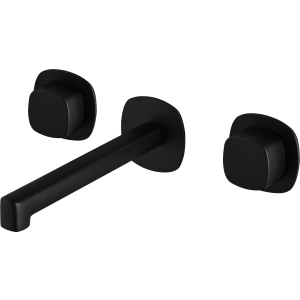 Bimando empotrado lavabo toscana negro mate [ imex® ]