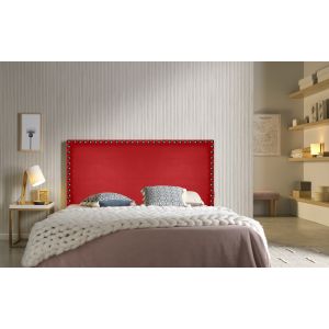 Cabecero lirio polipiel rojo 130