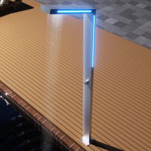 Imex - ducha piscina exterior acero s.316 acero serie sense