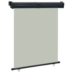 vidaXL toldo lateral de balcón gris 145x250 cm