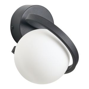 Lámpara de pared colagne metal negro