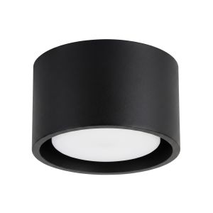 Plafones modo 1 negro aluminio 10x6x10cm