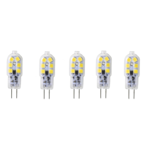Pack x5 bombilla LED g4 2,5w blanco neutro 4000ºk