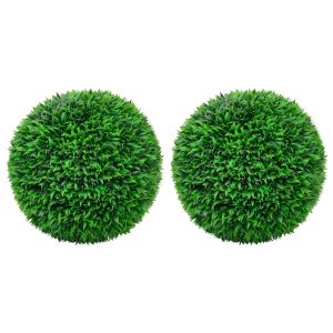 vidaXL bolas de boj artificial 2 unidades 55 cm