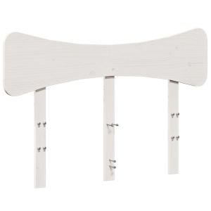 vidaXL cabecero de cama madera maciza de pino blanco 120 cm