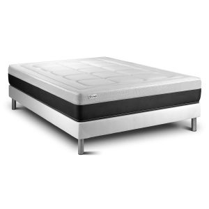 Conjunto form 200 x 200 cm somier kit blanco