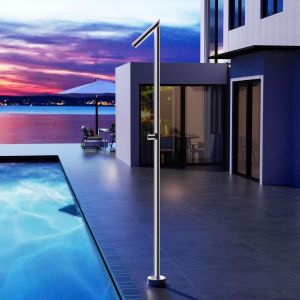 Ducha de piscina oklhaoma en acero inox | poolimex