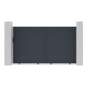 Puerta corrediza eléctrica de 3m carpatia a.180 + motor ranger c300