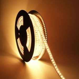 Tira LED 220v 360w (15w/m), 120 chips smd2835, ip67, 20m, 2700k