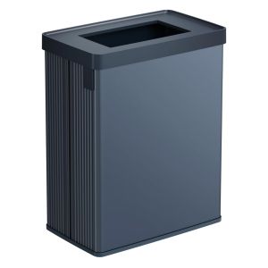 Curver verto cubo reciclaje 54l, 43,5x26,5x54,7cm, tapa útil, azul perla.