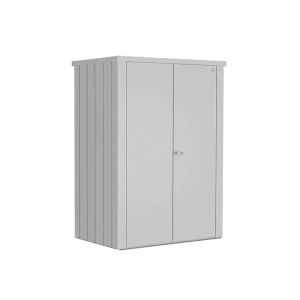 Armario metalico biohort romeo l high alto color plata metalizada