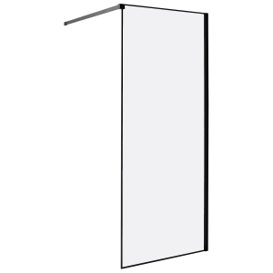 Mampara de ducha waspam 80 x 190 cm negro