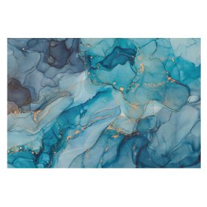 Papel pintado para paredes 312x219 abstracción azul tulup