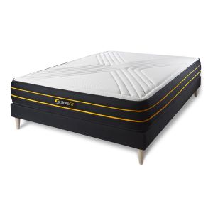 Pack colchón ultra 140x220cm + somier multiláminas, espuma viscoelástica y