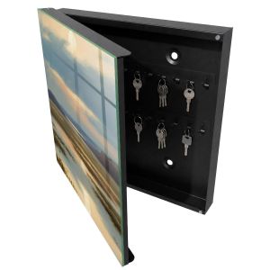 Caja para llaves 30x30x5 paisaje de paz, apertura izquierda tulup