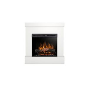 Diro - chimenea eléctrica LED de pie - blanco mate 23'