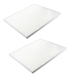Pack x2 panel LED superficie 60x60cm, 50w, color neutro 4200k, 4000 lm