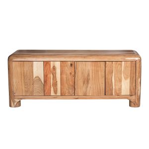 Mueble television madera acaci a