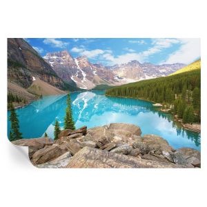 Papel pintado autoadhesivo lago azul 70x104 tulup