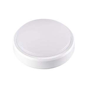 Aplique redondo LED exterior superficie 8W 4000K 640Lm IP65 blanco