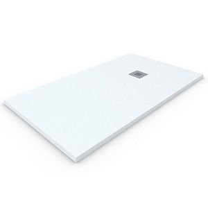 Plato de ducha resina extraplano. Blanco ral: 9003 80x140cm