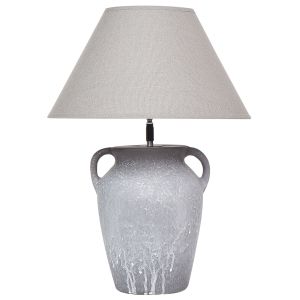Lámpara de mesa agefet cerámica gris