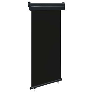 vidaXL toldo lateral de balcón negro 85x250 cm