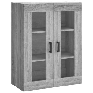 Elegante armario de pared con puerta de cristal 69,5