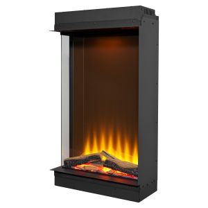 Chimenea eléctrica Acantha Aspire 50 vertical esquina pared multimedia
