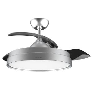 Cecotec ventilador de techo con aspas retráctites y lámpara energysilence