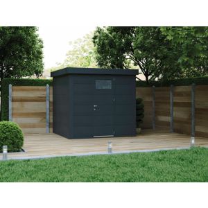 CASETA METALICA JARDIN NOVO HABITAT NH4 ANTRACITA
