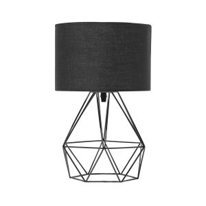 Lámpara de mesa maroni metal negro