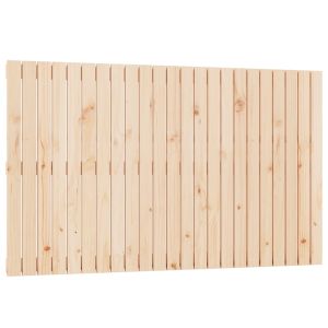 vidaXL cabecero de cama de pared madera maciza de pino 147x3x90 cm