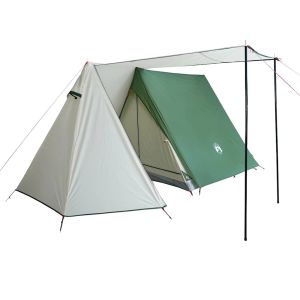 vidaXL tienda de campaña para 3 personas impermeable verde