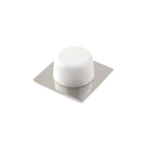 Tope de puerta rei 2-392.2101 | 46x46x20 mm | blanco | 2 uds. | plástico