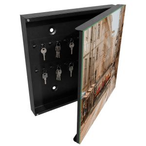 Armario para llaves decorativo 30x30x5, apertura derecha tulup