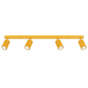 Plafones karbon 4 amarillo aluminio 81x16.5x6.5cm