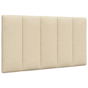 Cabecero de cama acolchado tela crema 80 cm eso8489