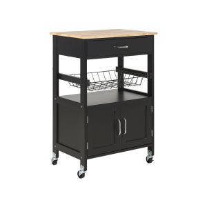 Carrito de cocina lugo negro