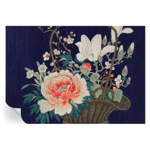 Papel pintado autoadhesivo cesta de flores 312x219 tulup