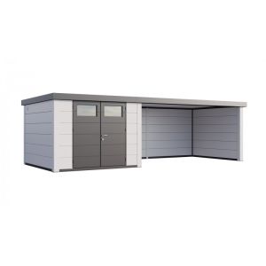Caseta jardin nh8 c apoyo xl a la derecha | blanco / blanco | novo habitat
