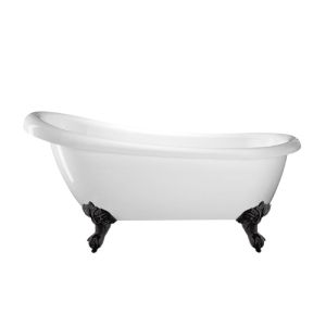 Bañera con patas richmond  171 cm patas águila negras