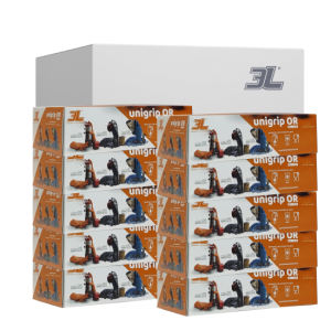 Pack 10 cajas guantes de nitrilo texturizado unigrip or 50 uds (talla s)