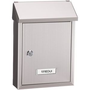 Arregui smart e5727 buzón exterior inox, con boca trasera recogecartas