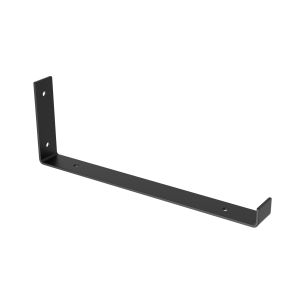 Soporte de balda rei 1076 | 30x103x291 mm | negro poro | acero