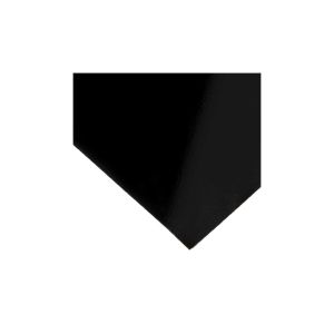Negro - lona de PVC de 2,5m ancho rollo