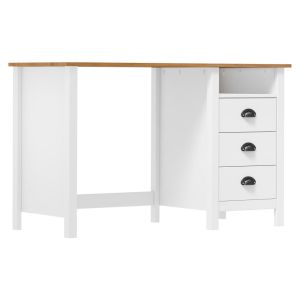 Escritorio hill con 3 cajones madera de pino 120x50x74 cm