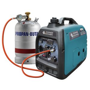 Generador inverter híbrido gas/gasolina Könner & Söhnen KS 3100iG S 3.1KW